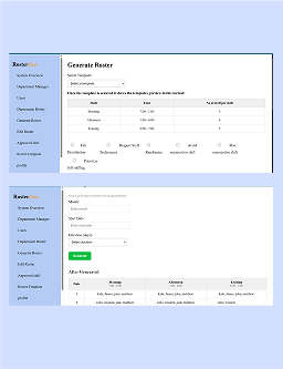 RosterGen Web Application